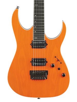 Ibanez Prestige RGR5221 Guitar with Case Transparent Fluorescent Orange